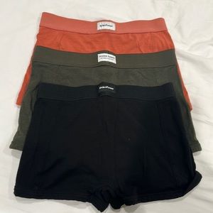 RICHER POORER Boxer Brief Boyshort lot-Tobacco Olive and Black small
